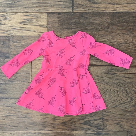 Dark Pink Unicorn Cat Jack Dress 